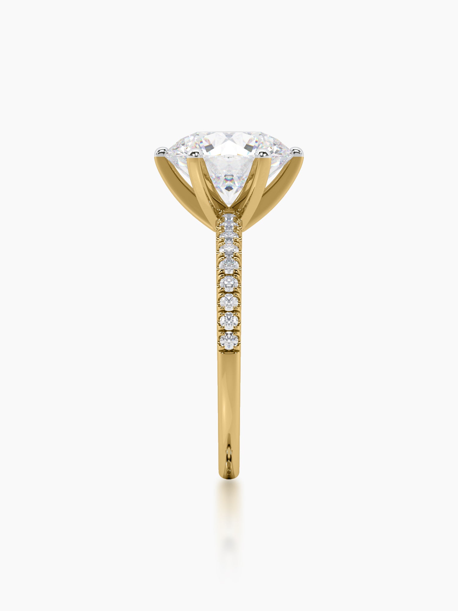 Solitaire Ring- Round - Evol Jewels