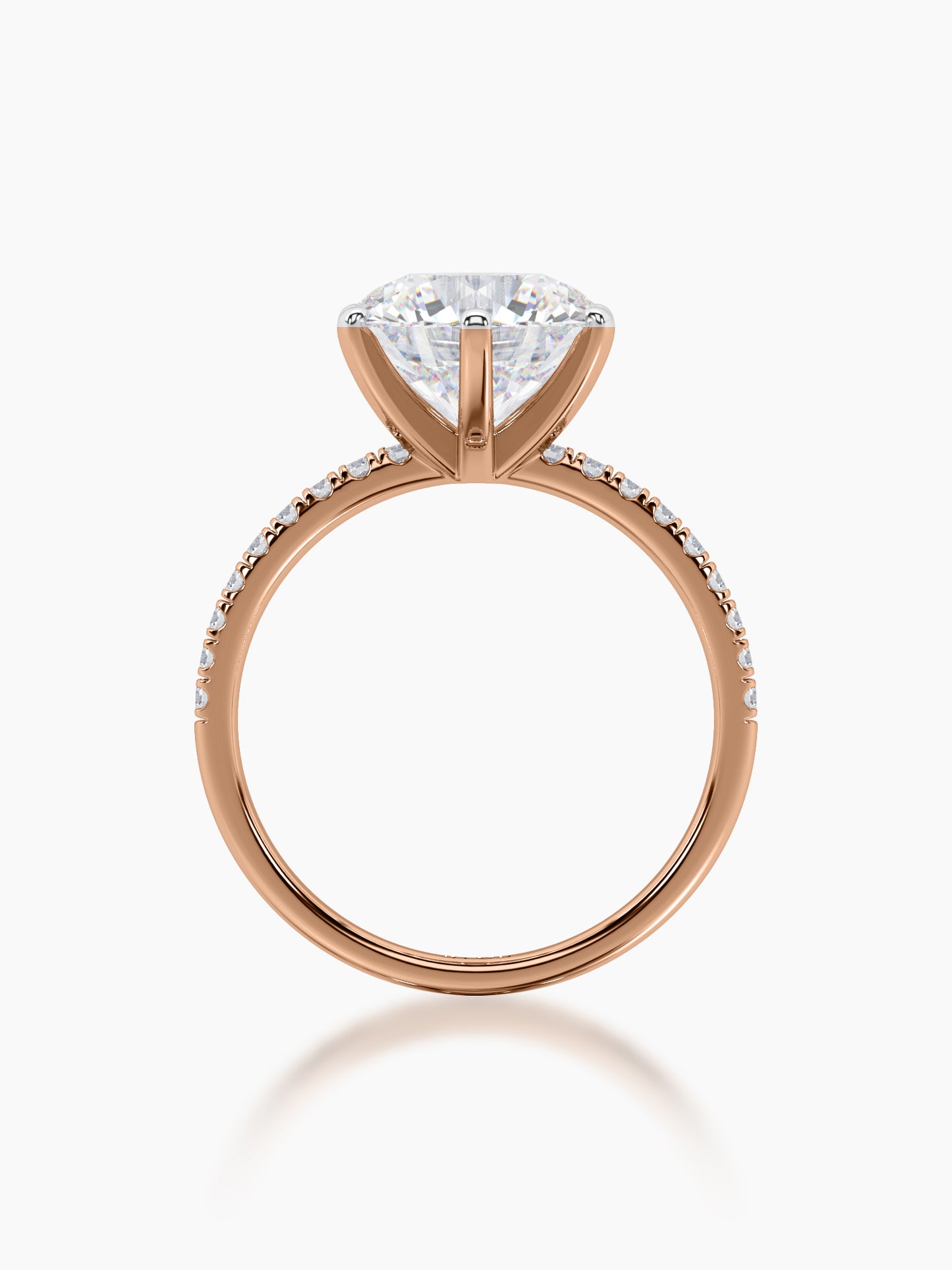 Solitaire Ring- Round - Evol Jewels