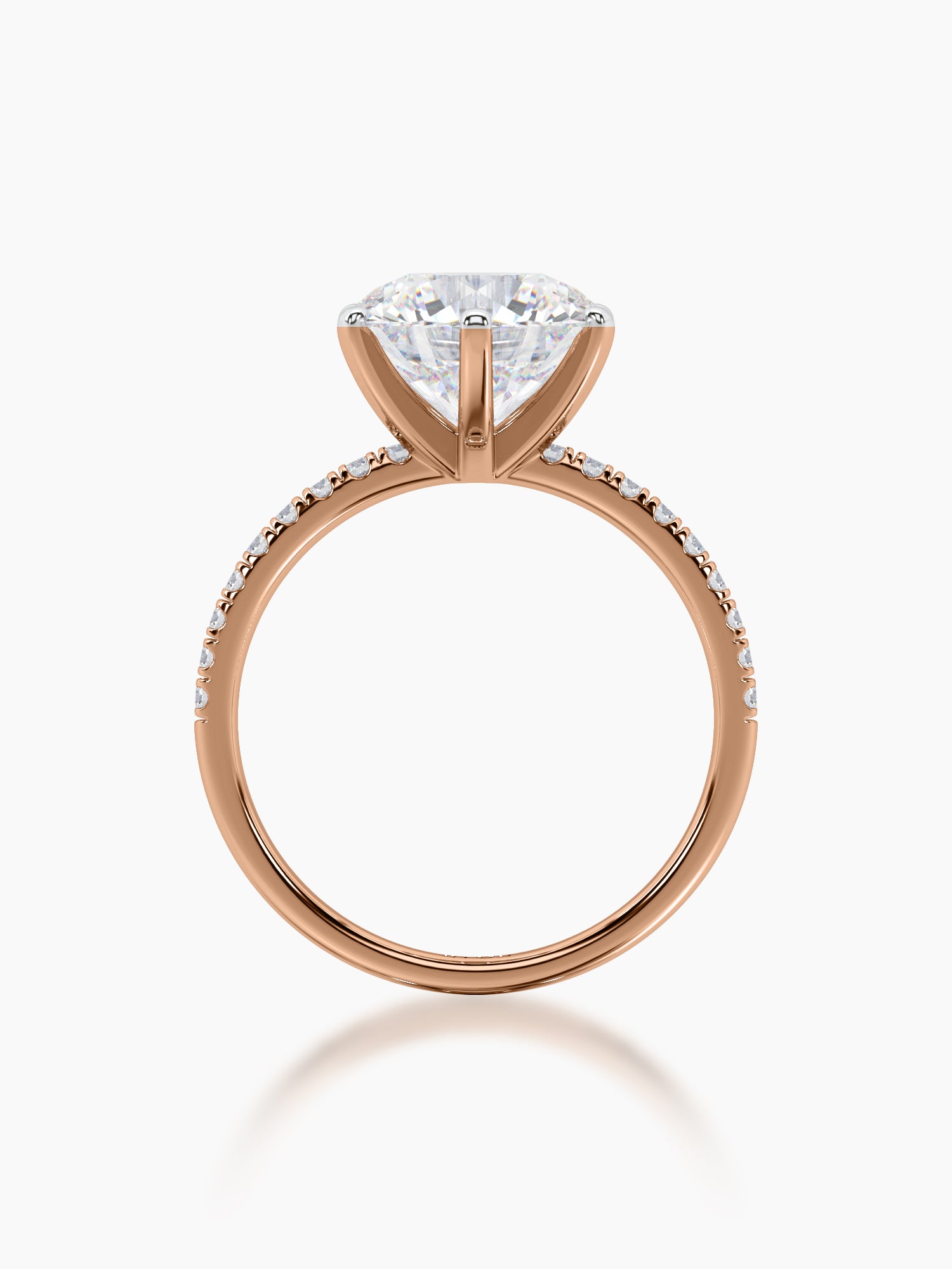 Solitaire Ring- Round - Evol Jewels