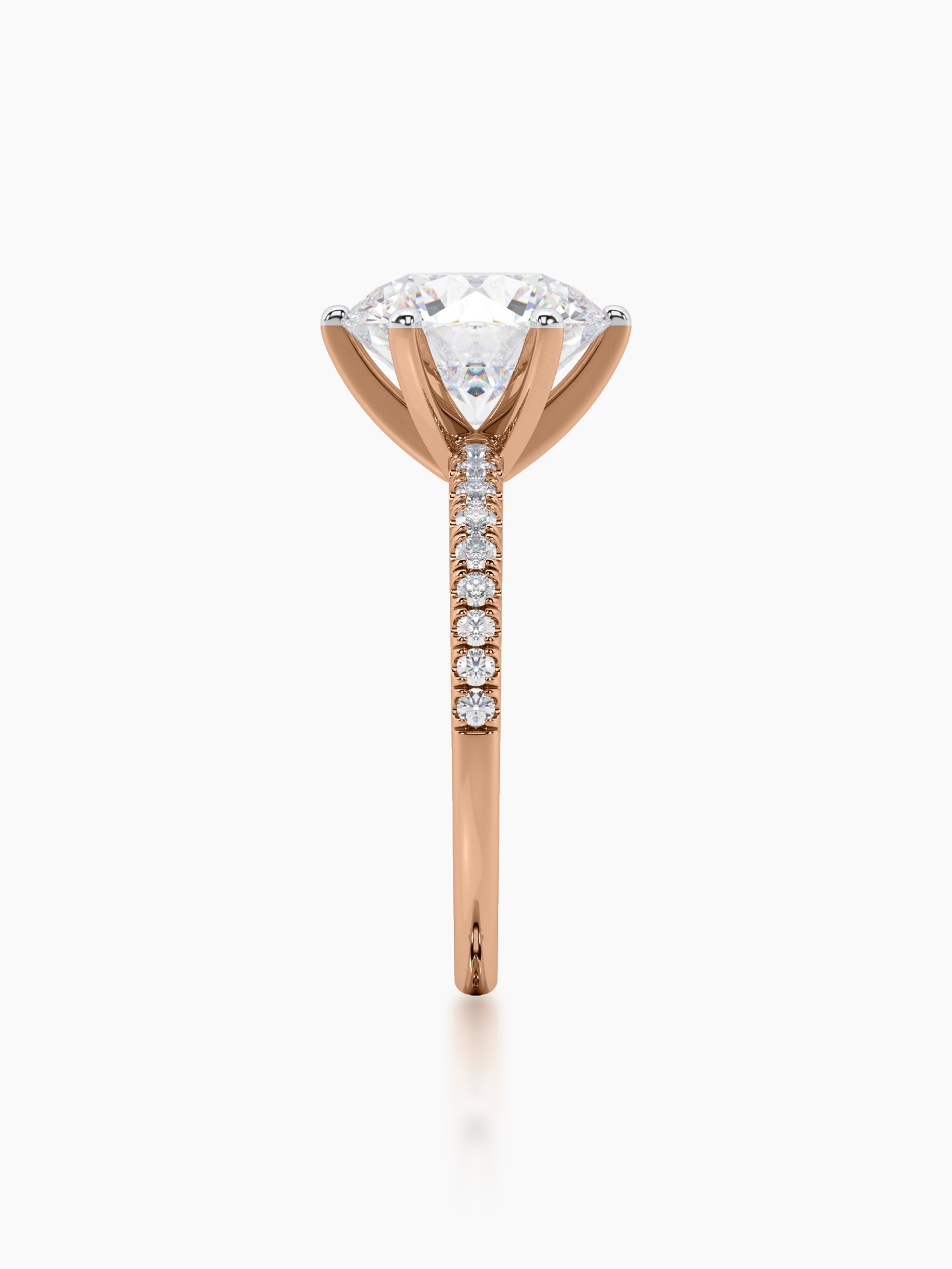 Solitaire Ring- Round - Evol Jewels