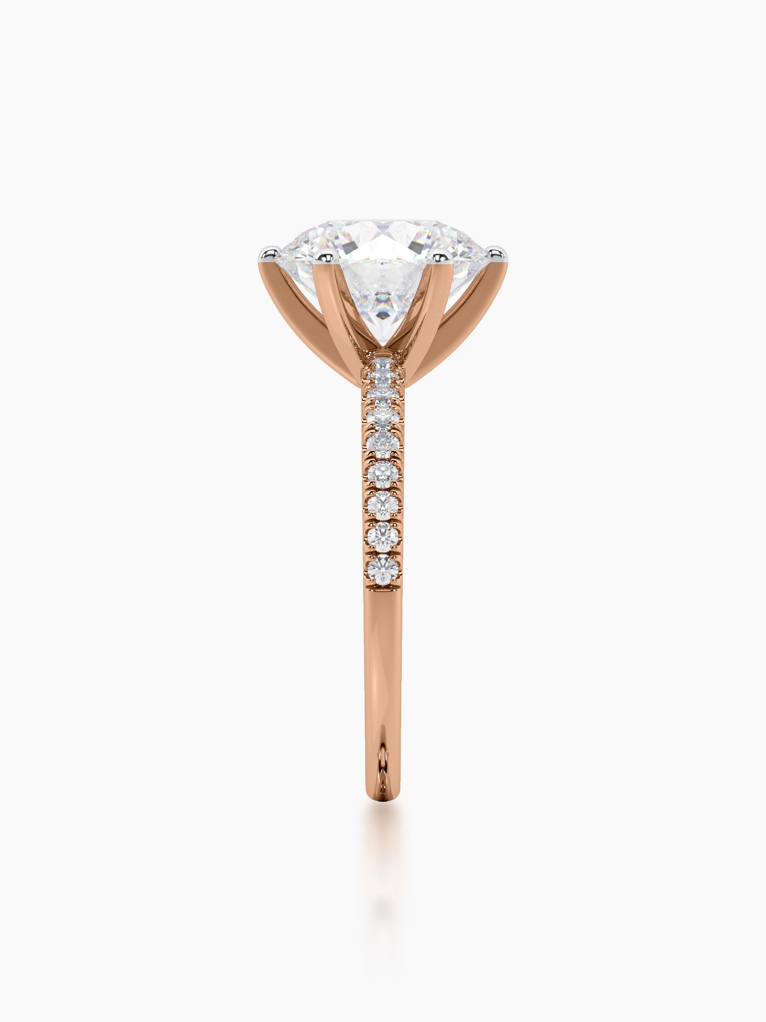 Solitaire Ring- Round - Evol Jewels
