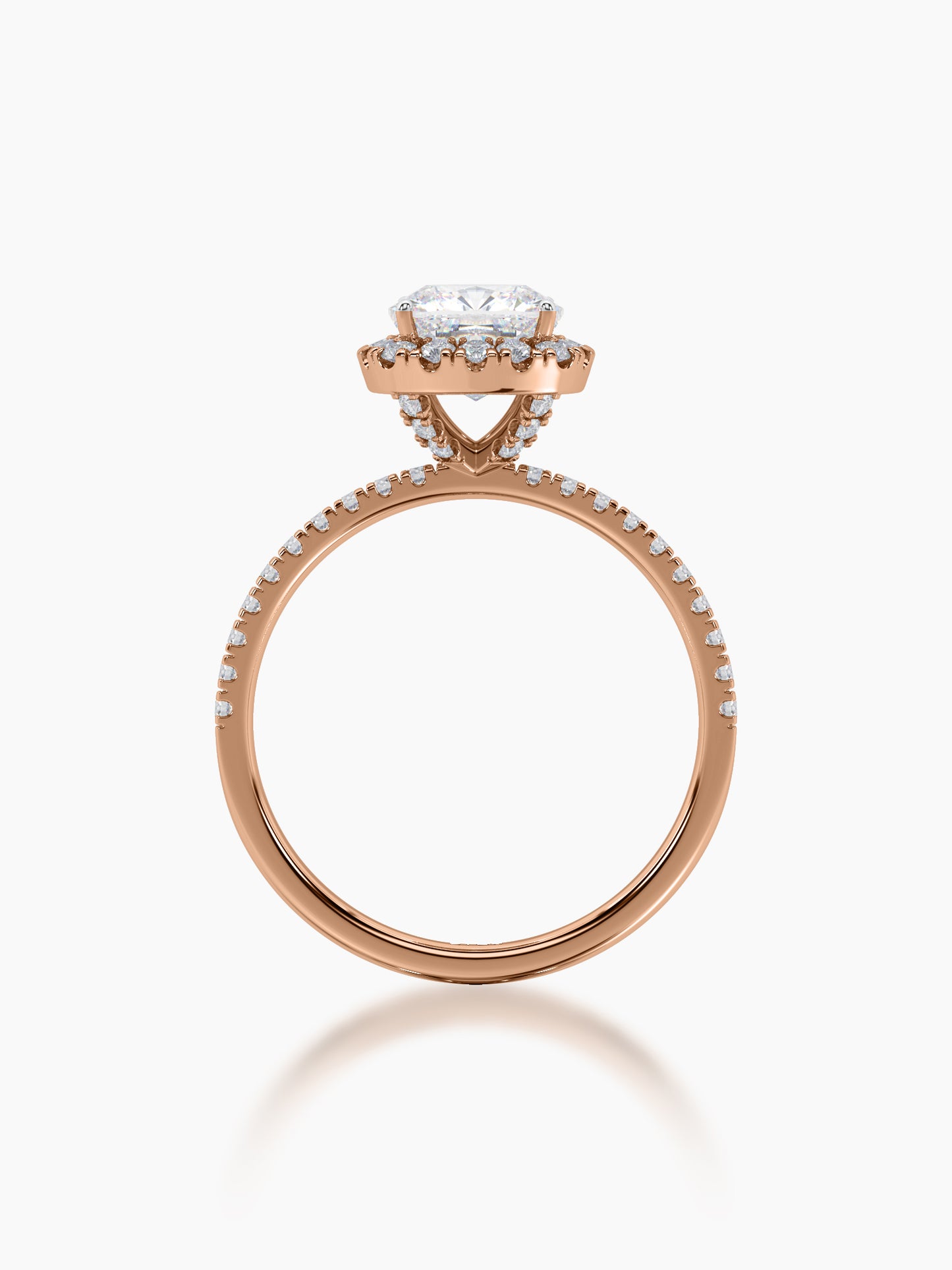 Classic Cushion Halo Ring