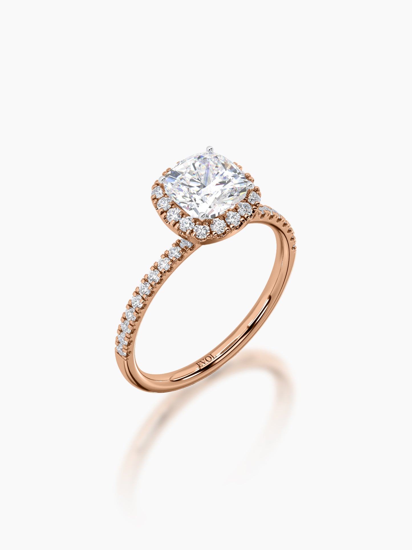 Classic Cushion Halo Ring