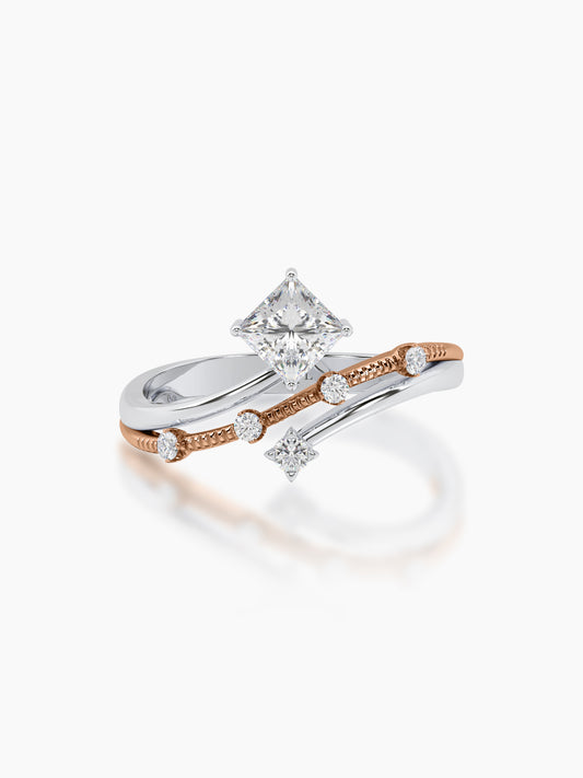 Interlace Diamond Ring