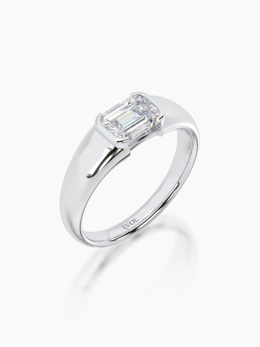 Classic Ashoka Solitaire Ring