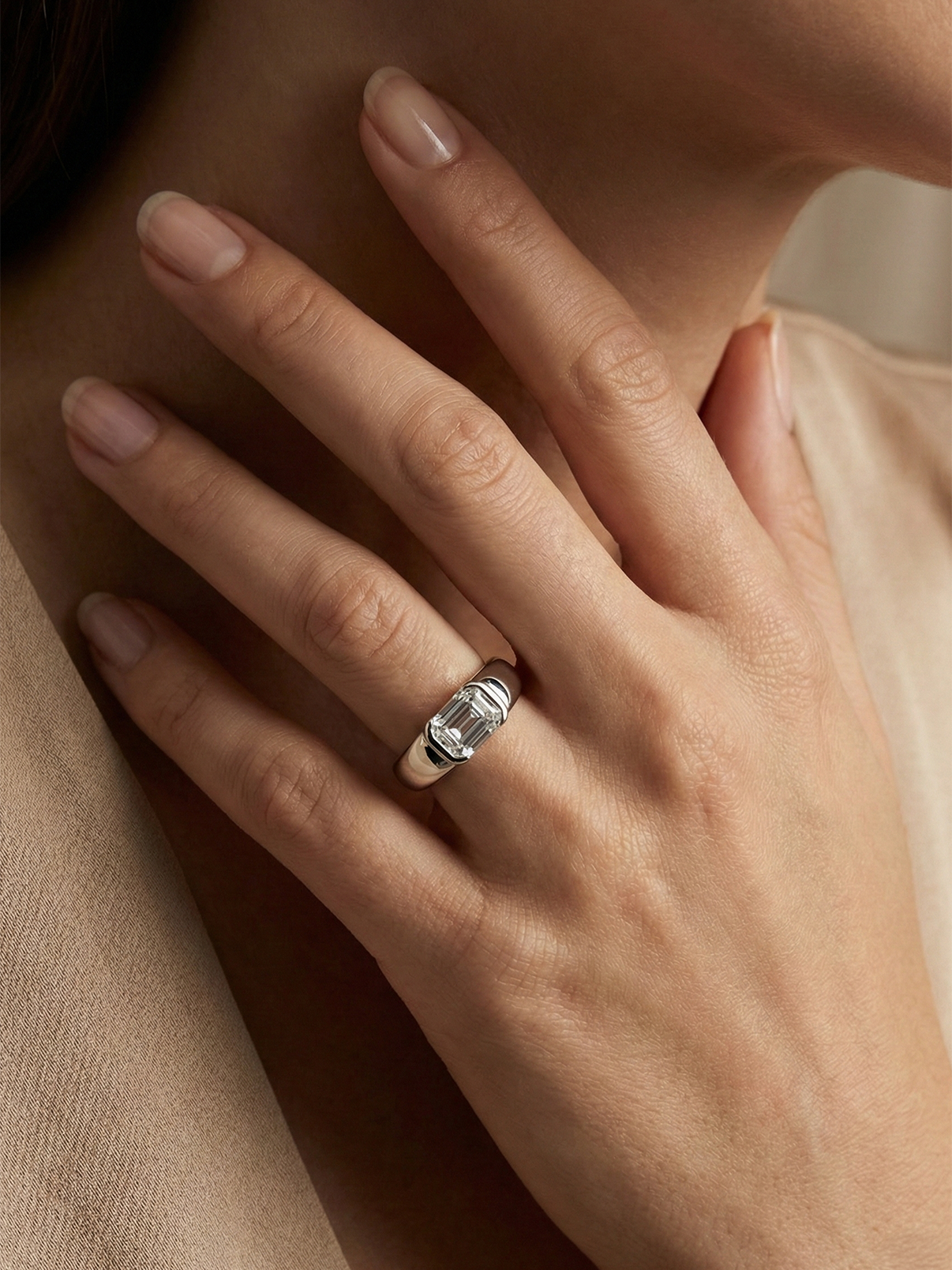 Classic Ashoka Solitaire Ring
