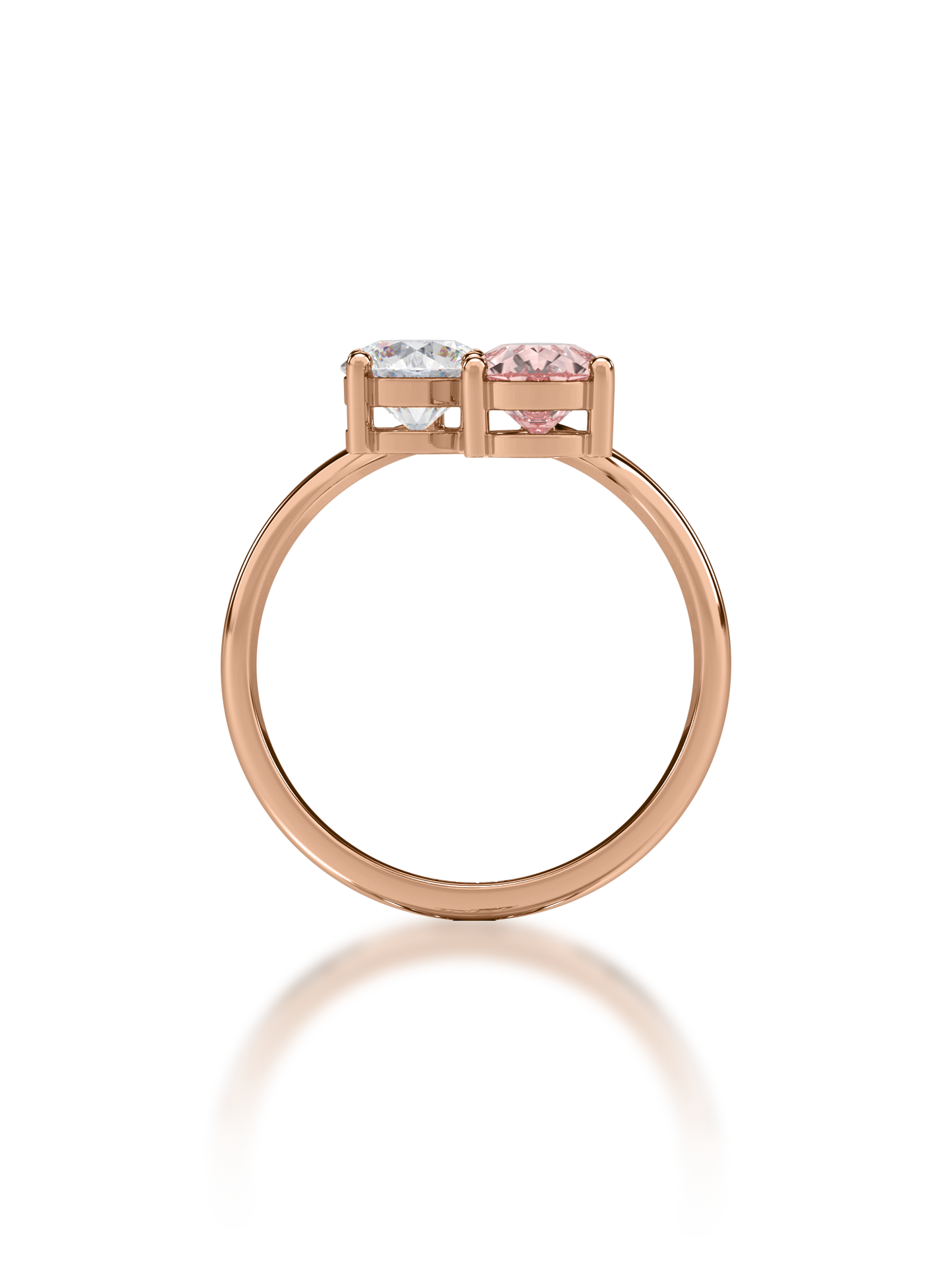 Harmony Pear Duo Ring
