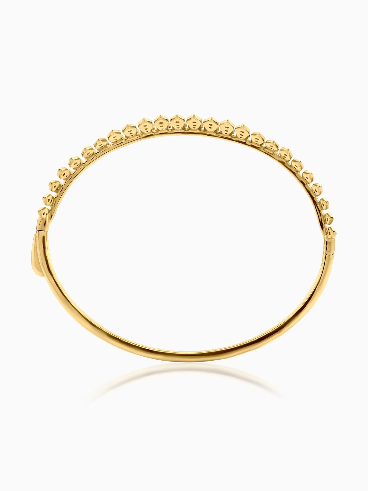 Regal Crown Bangle Bracelet