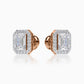 Resolute Diamond Halo Studs