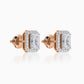 Resolute Diamond Halo Studs