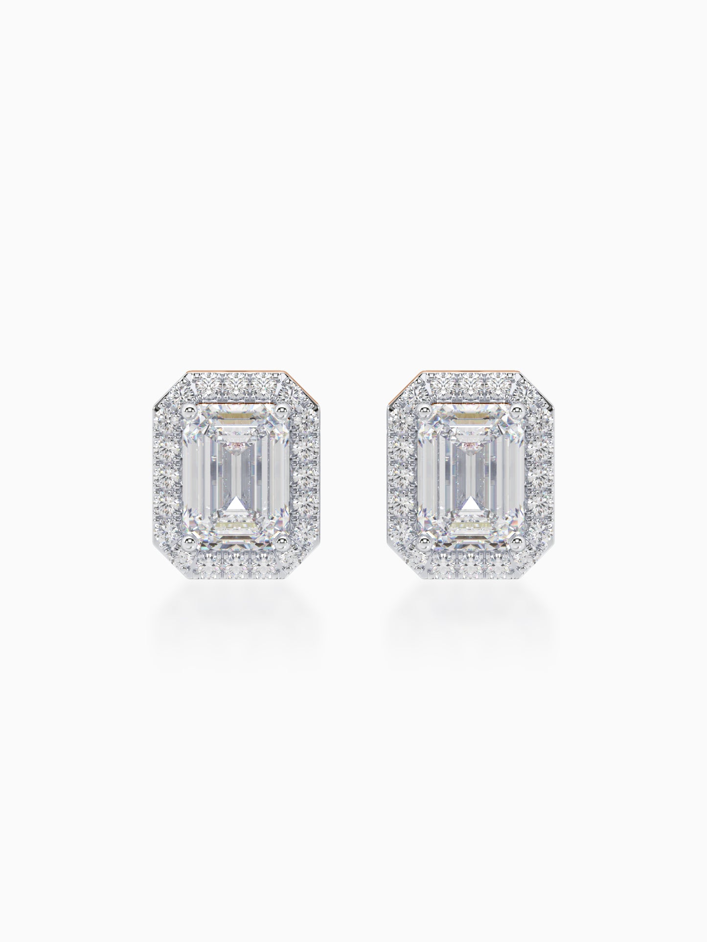 Resolute Diamond Halo Studs