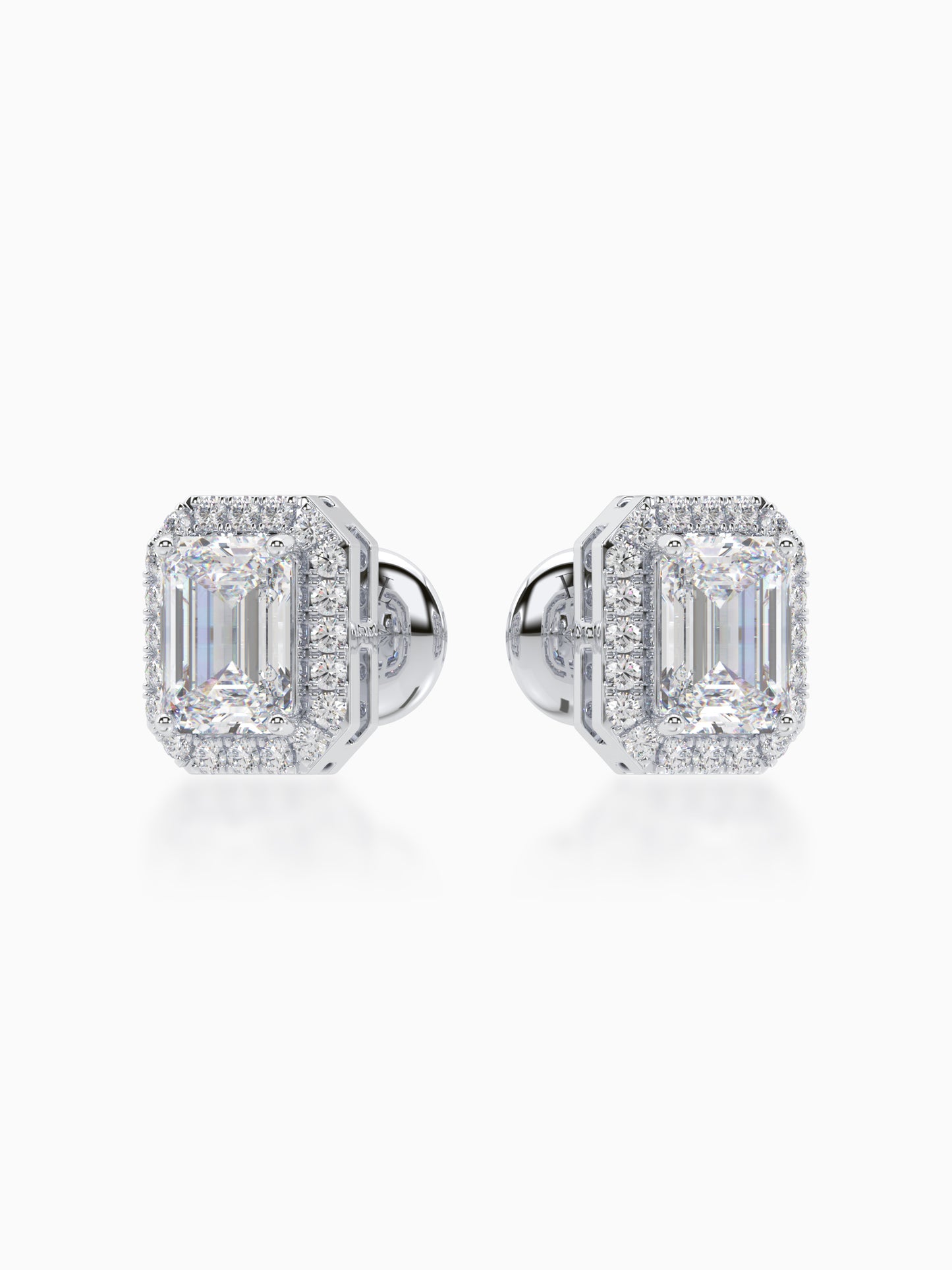 Resolute Diamond Halo Studs