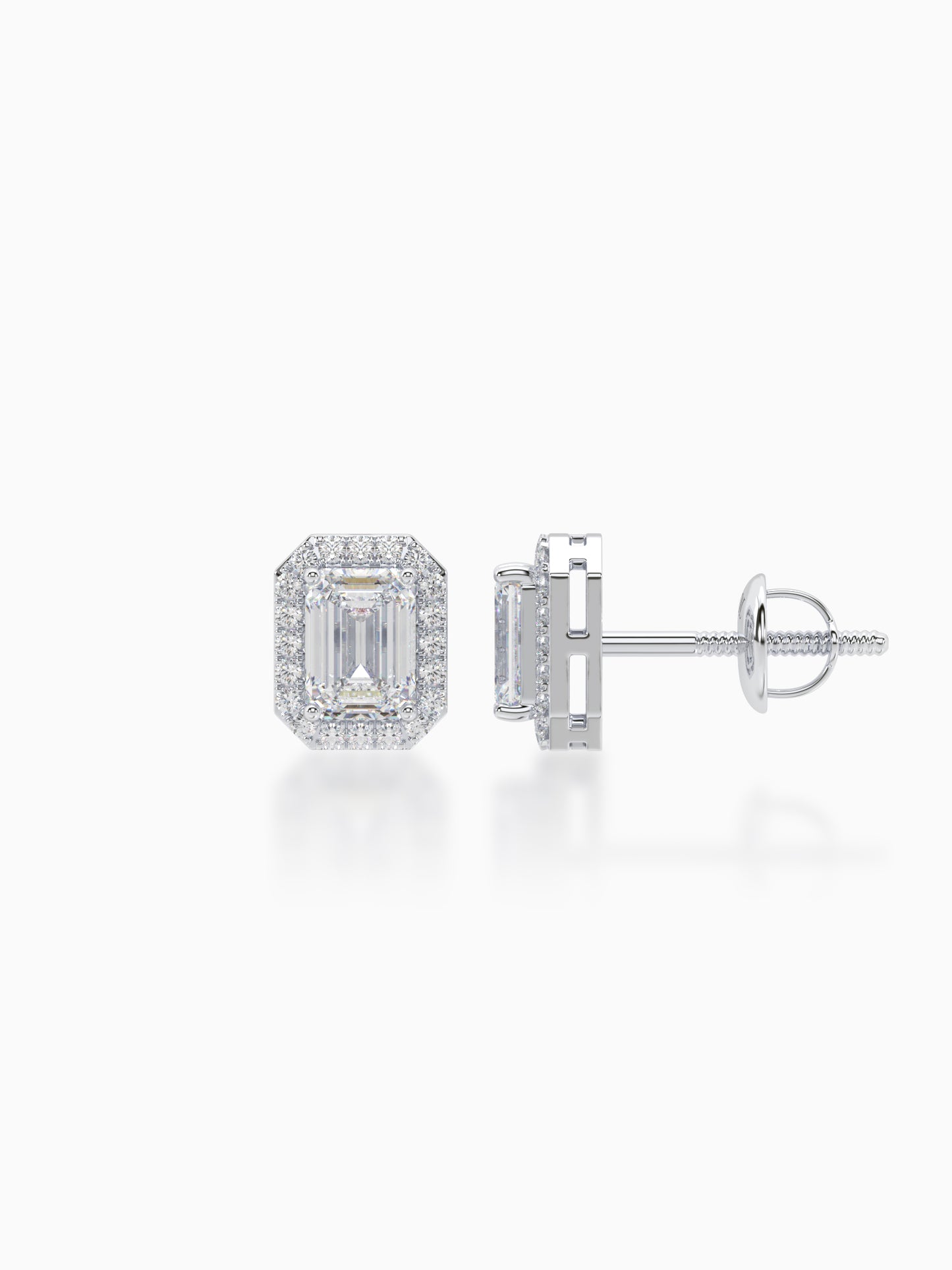 Resolute Diamond Halo Studs