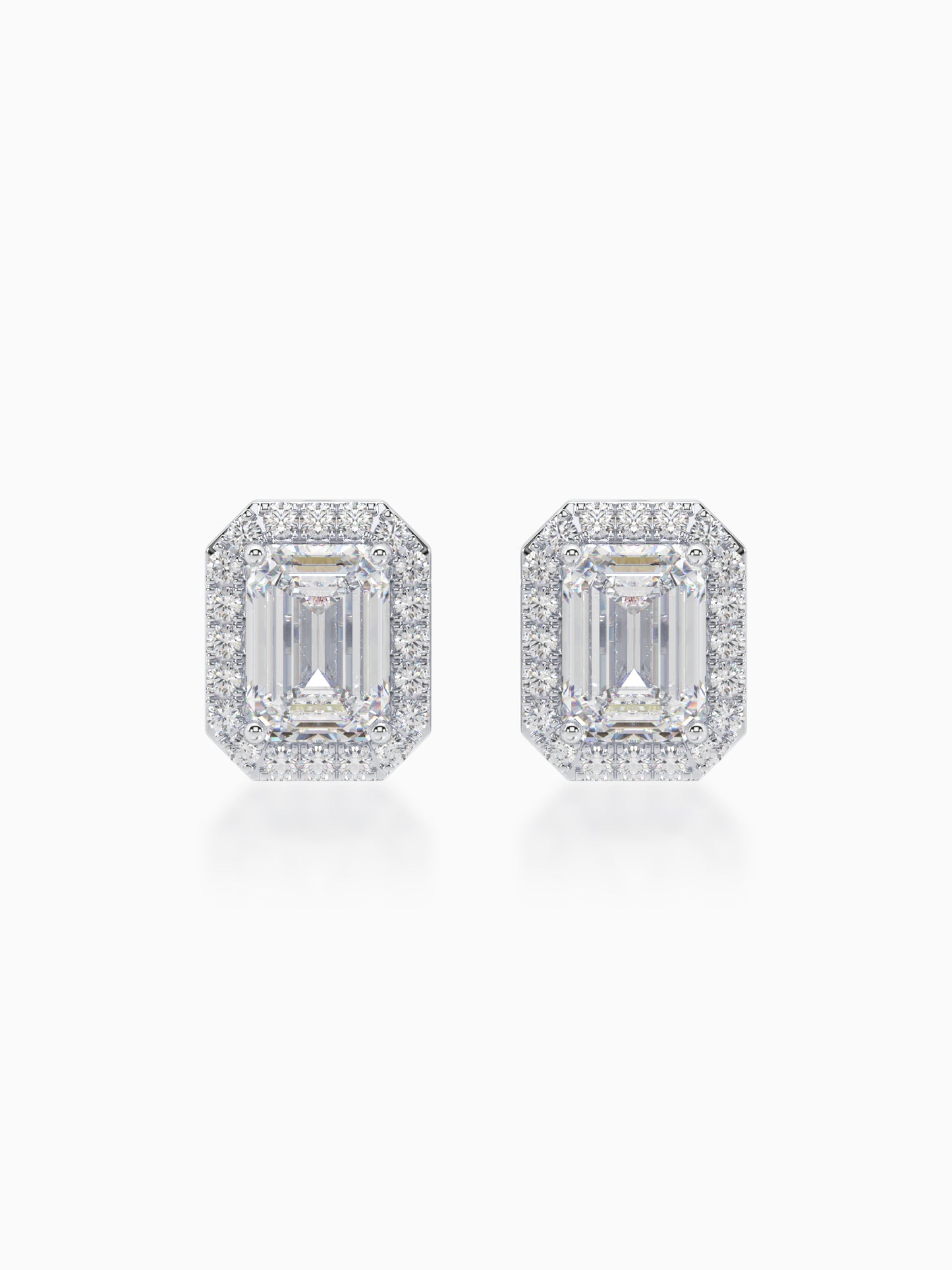 Resolute Diamond Halo Studs