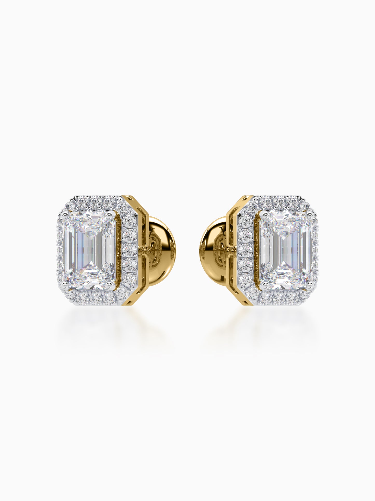 Resolute Diamond Halo Studs