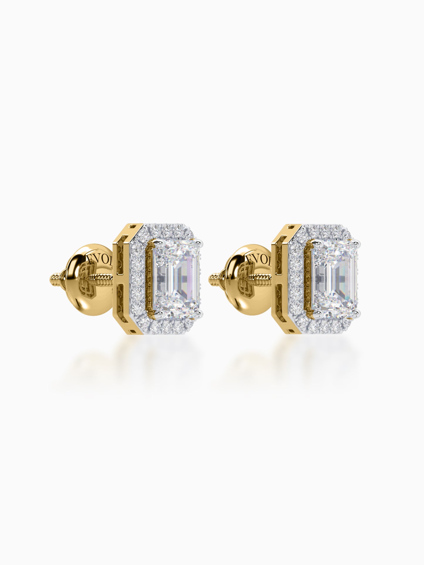 Frost diamond earrings