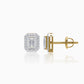 Resolute Diamond Halo Studs