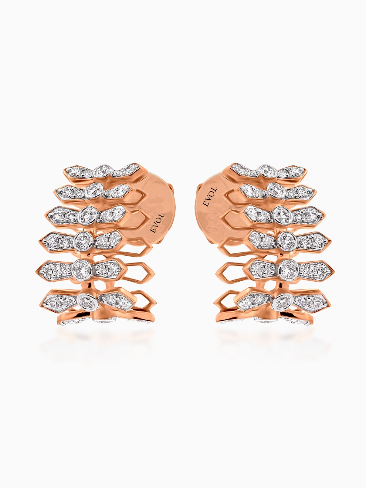 Aria Stacked Diamond Earrings