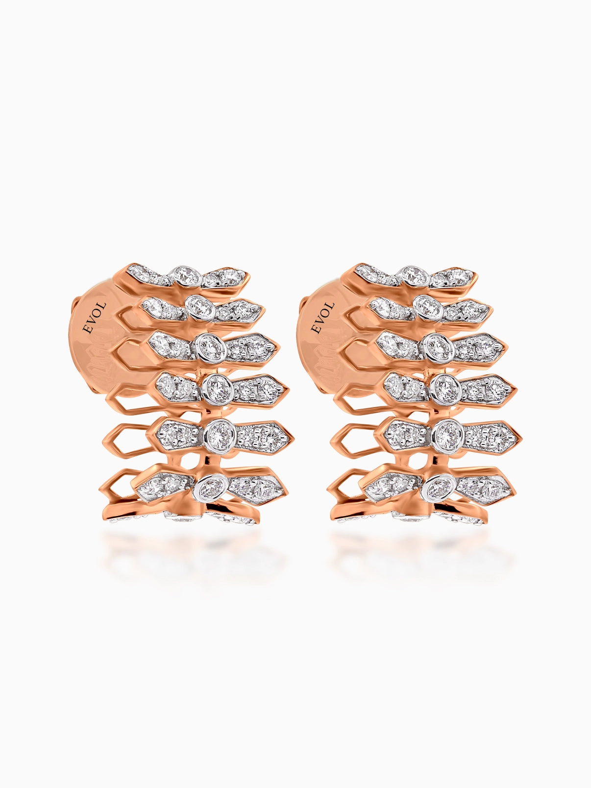 Aria Stacked Diamond Earrings