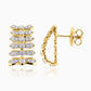 Aria Stacked Diamond Earrings