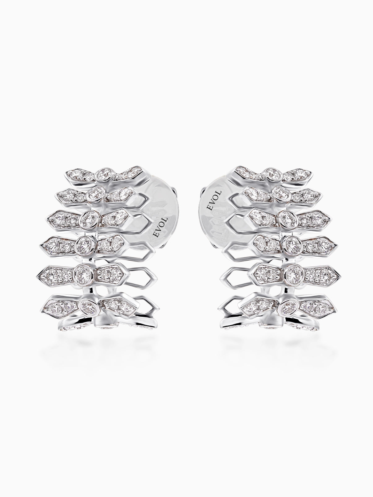 Aria Stacked Diamond Earrings