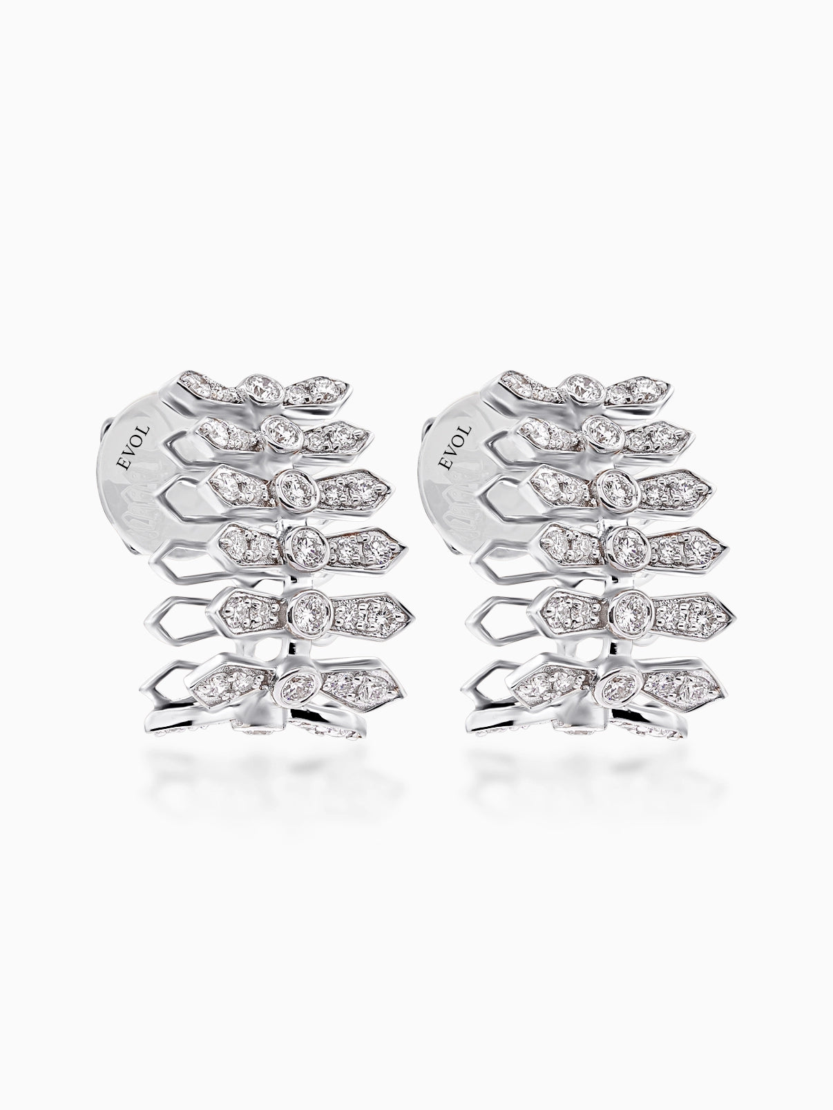 Aria Stacked Diamond Earrings