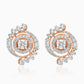 Radiant Spiral Diamond Earrings