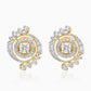 Radiant Spiral Diamond Earrings