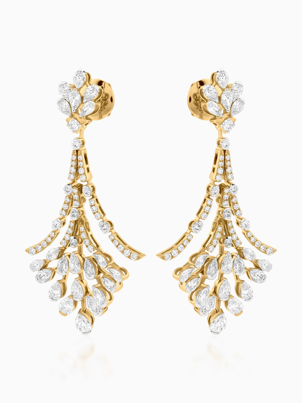 Ethereal Cascade Diamond Earrings