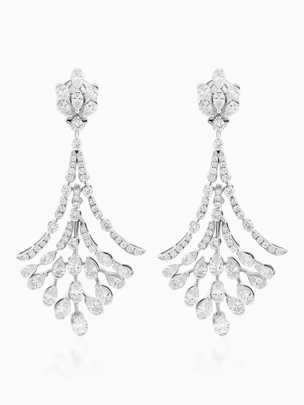 Ethereal Cascade Diamond Earrings