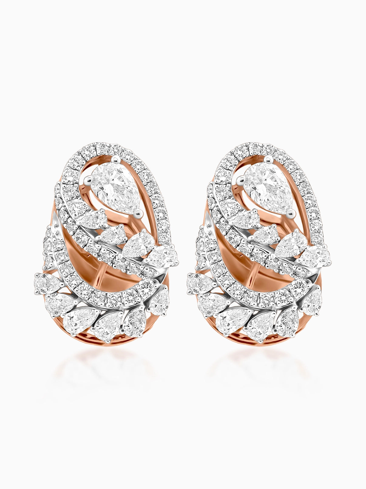Contour Diamond Earrings