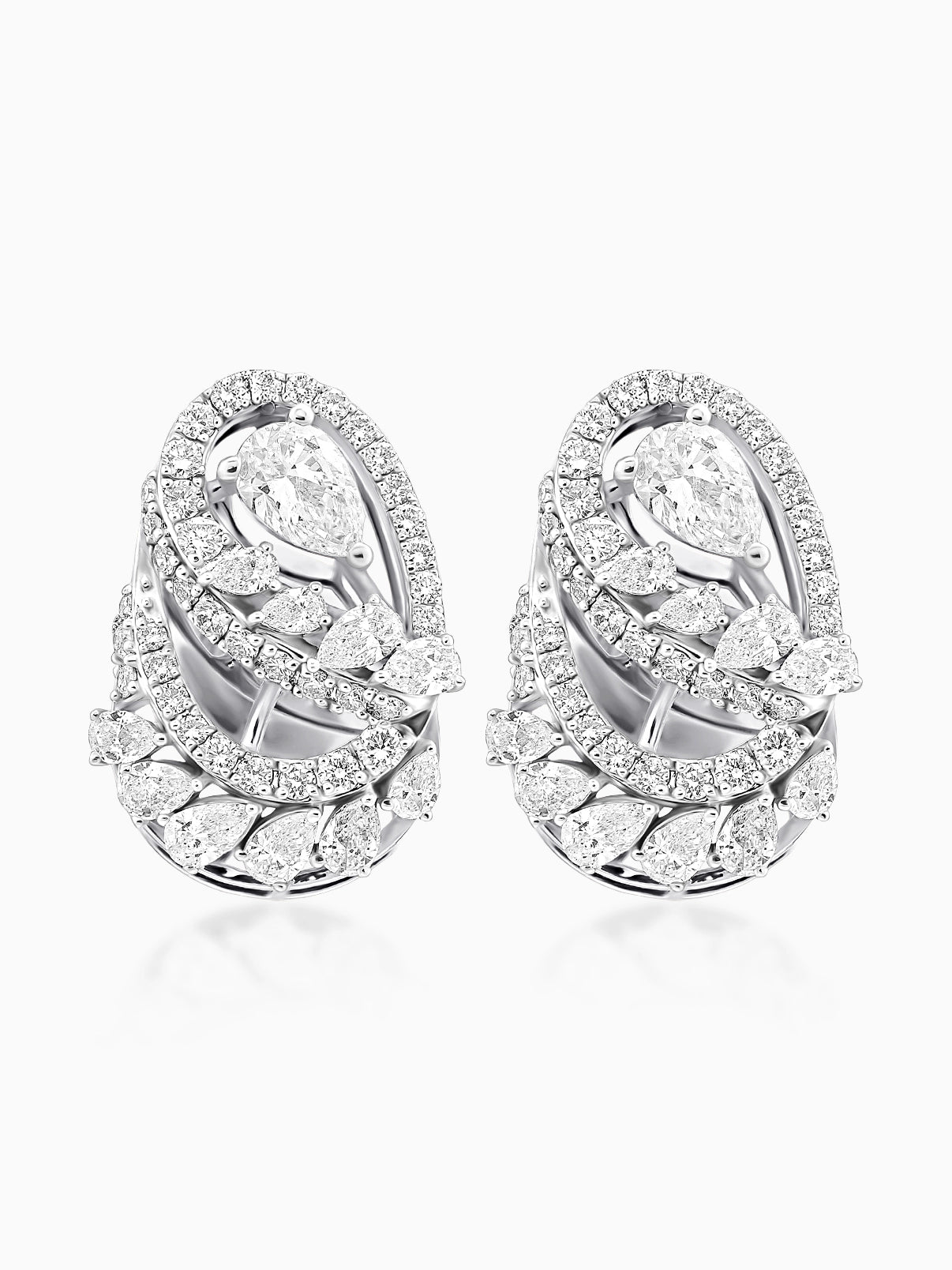 Contour Diamond Earrings