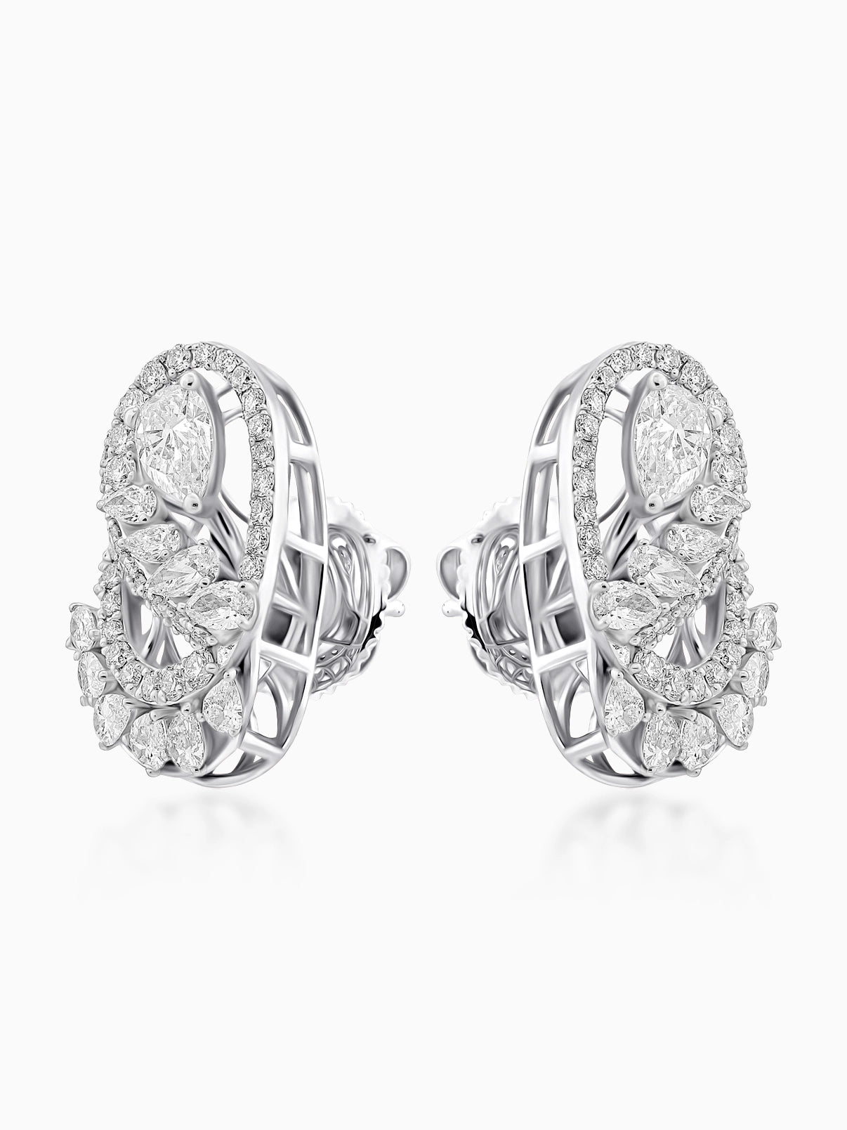 Contour Diamond Earrings
