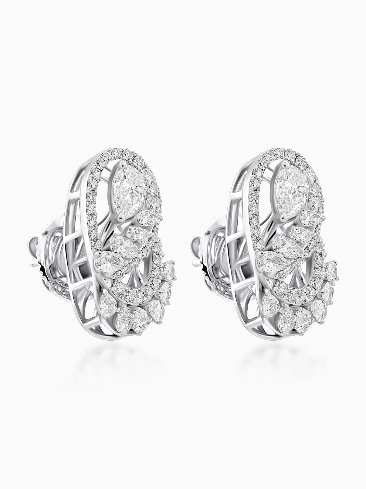 Contour Diamond Earrings