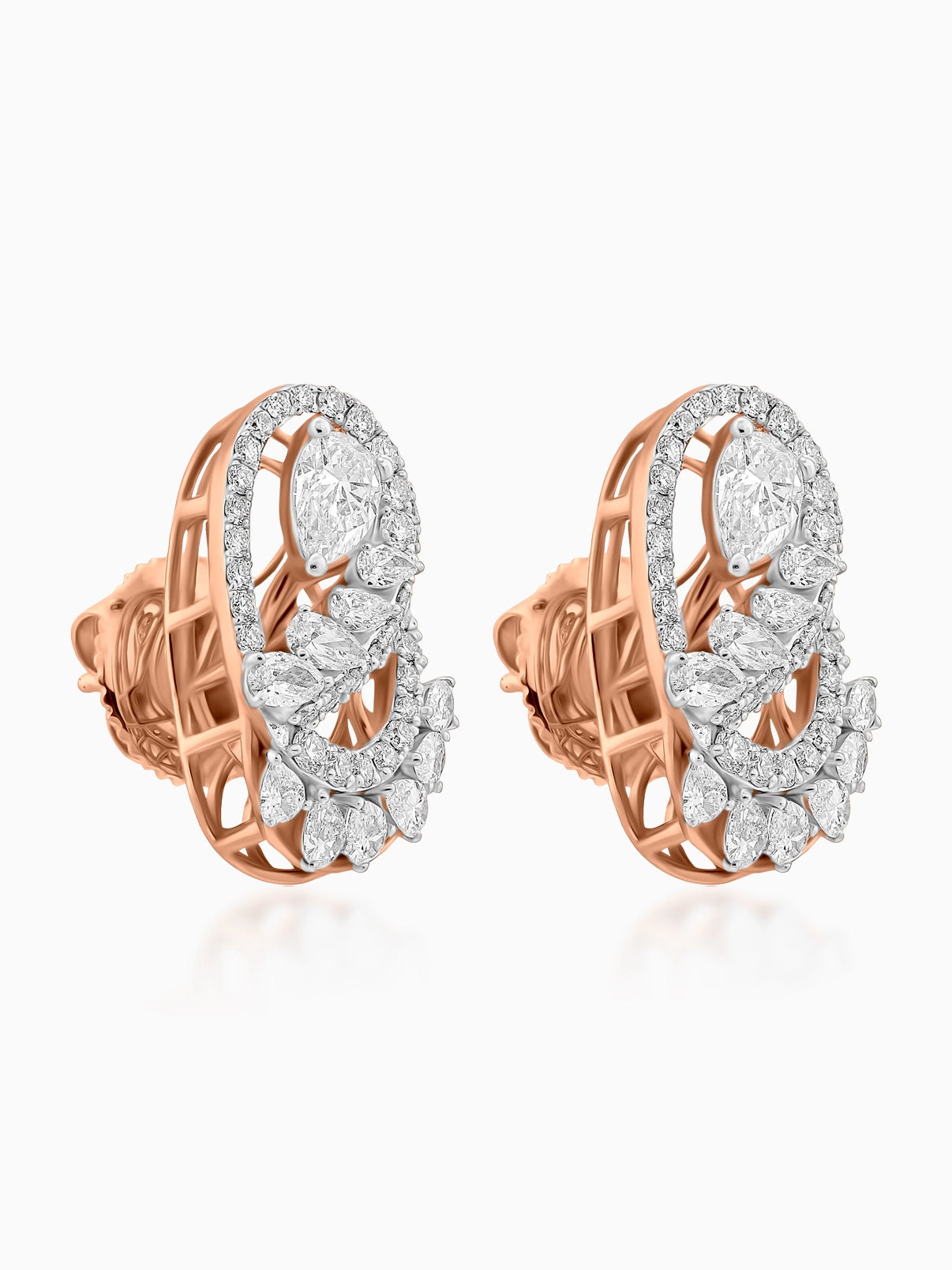 Contour Diamond Earrings