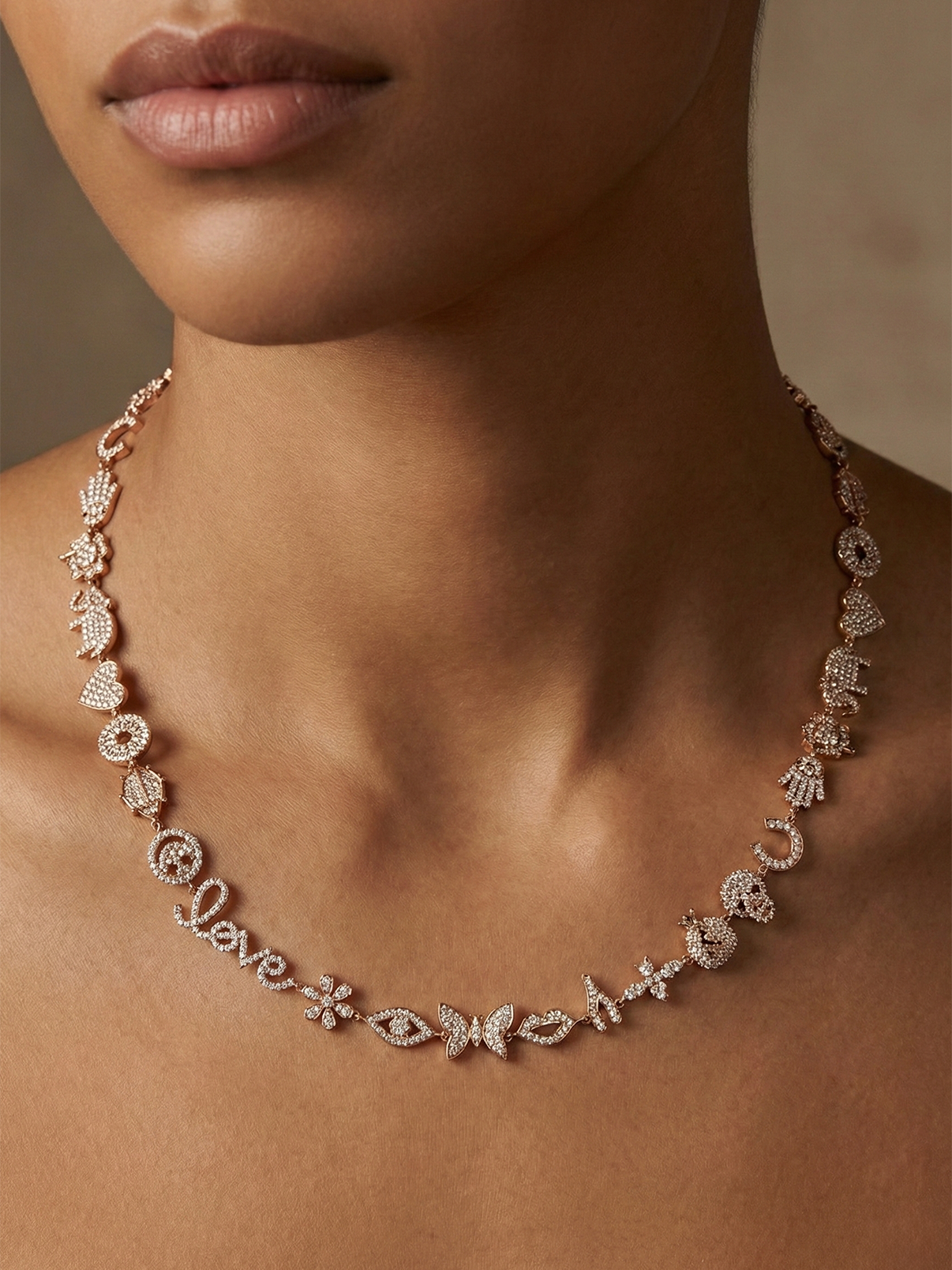 Peace Enchantress Charms Necklace