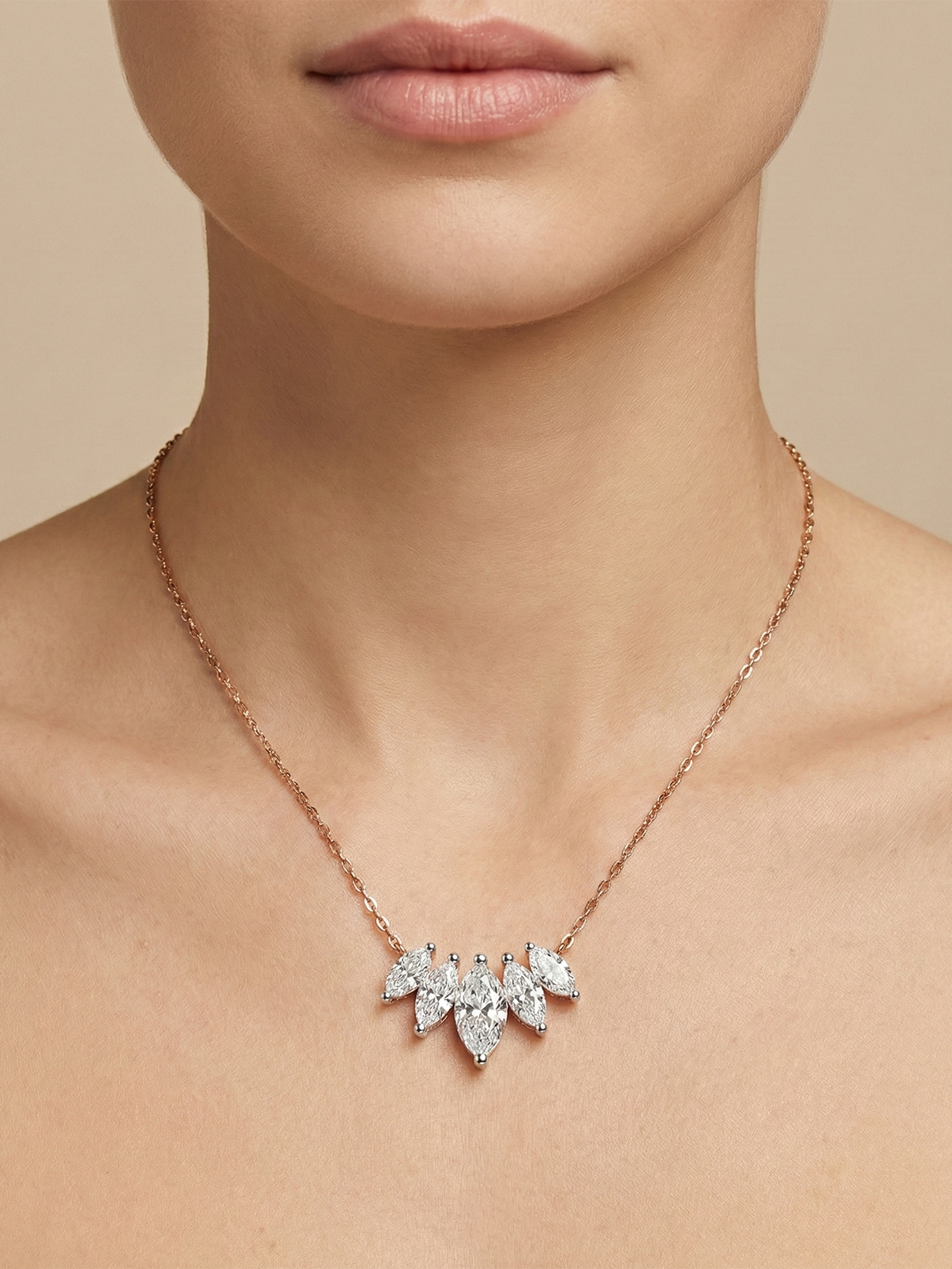 Gamut Marquise Diamond necklace