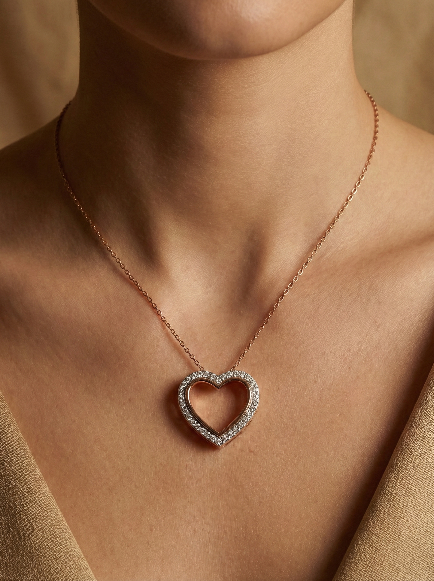 Valentine Diamond Pendant