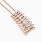 Modern Layered Diamond Pendant Necklace