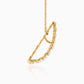 Modern Layered Diamond Pendant Necklace