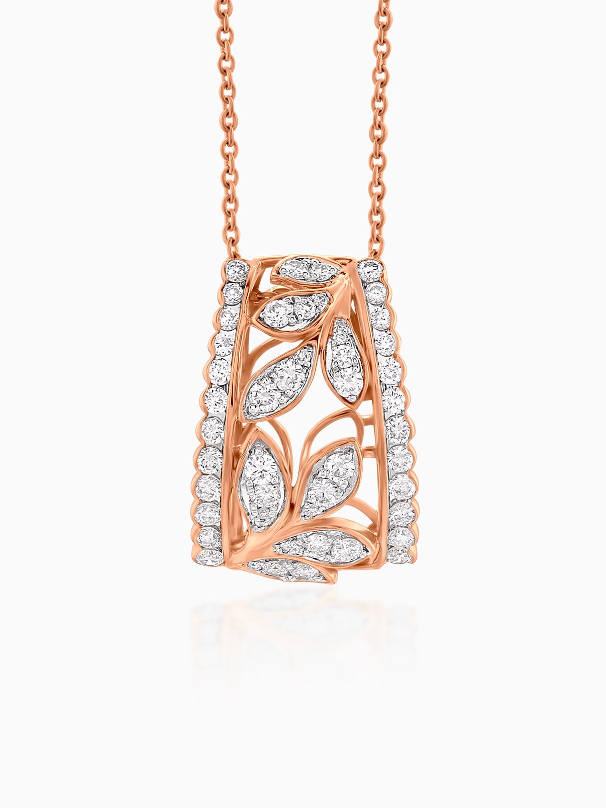 Diamond Embrace Pendant Necklace