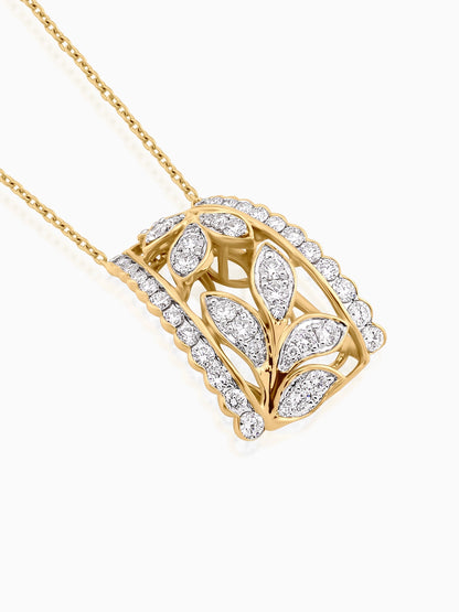 Diamond Embrace Pendant Necklace