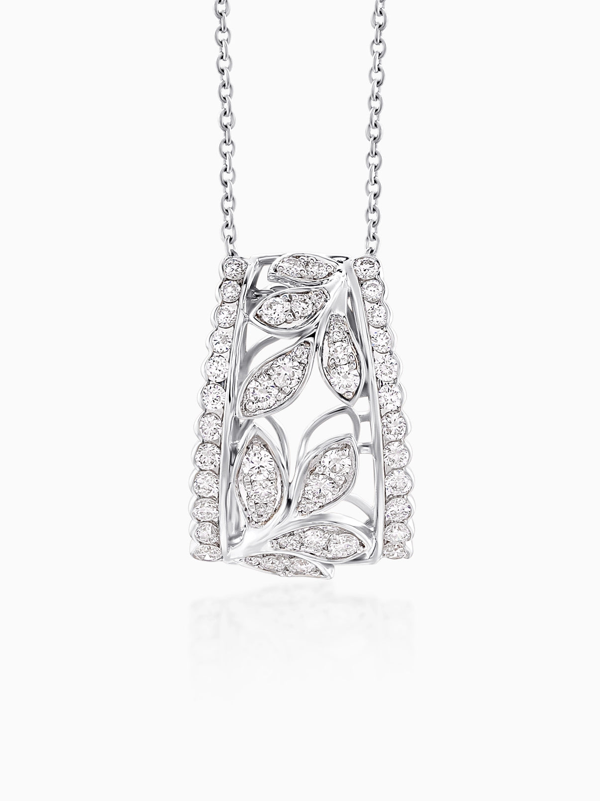 Diamond Embrace Pendant Necklace