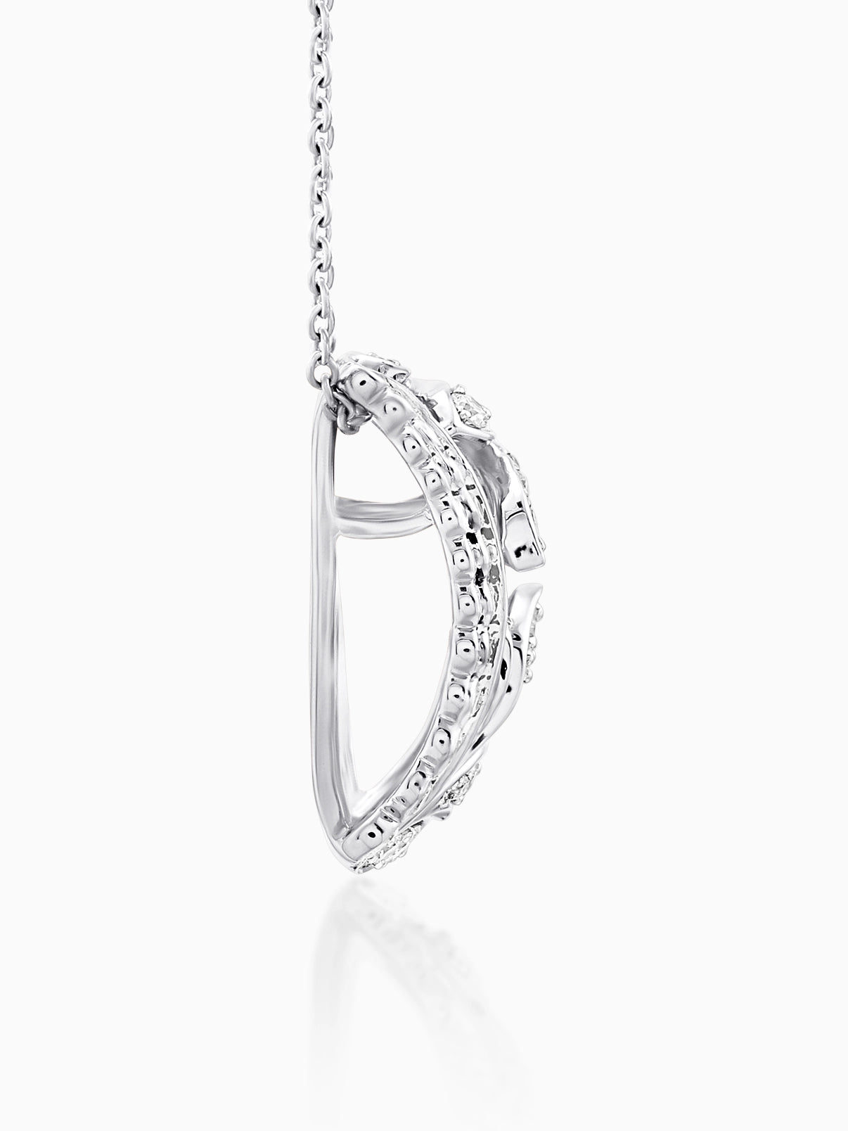 Diamond Embrace Pendant Necklace