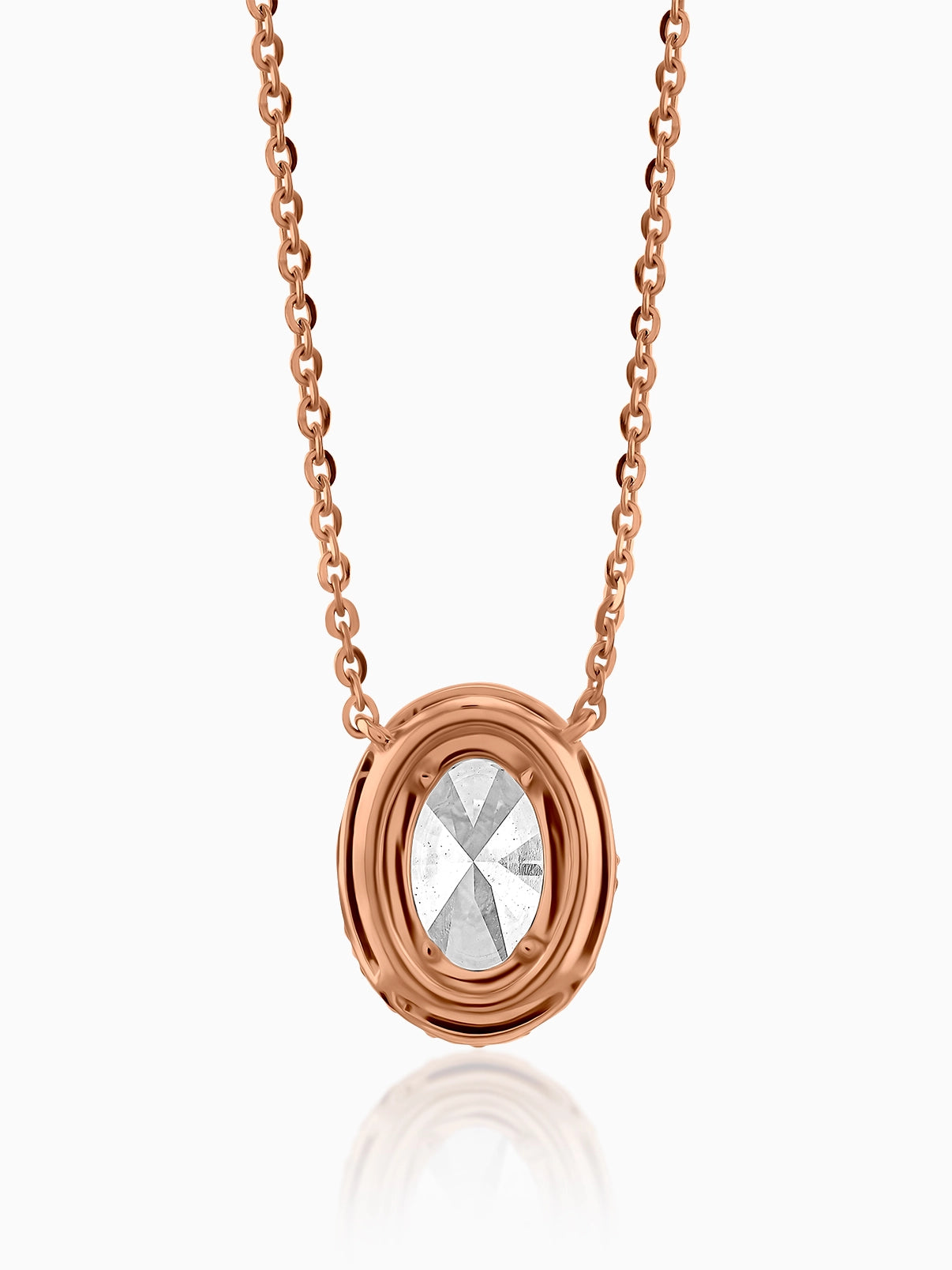 Timeless Oval Diamond Pendant