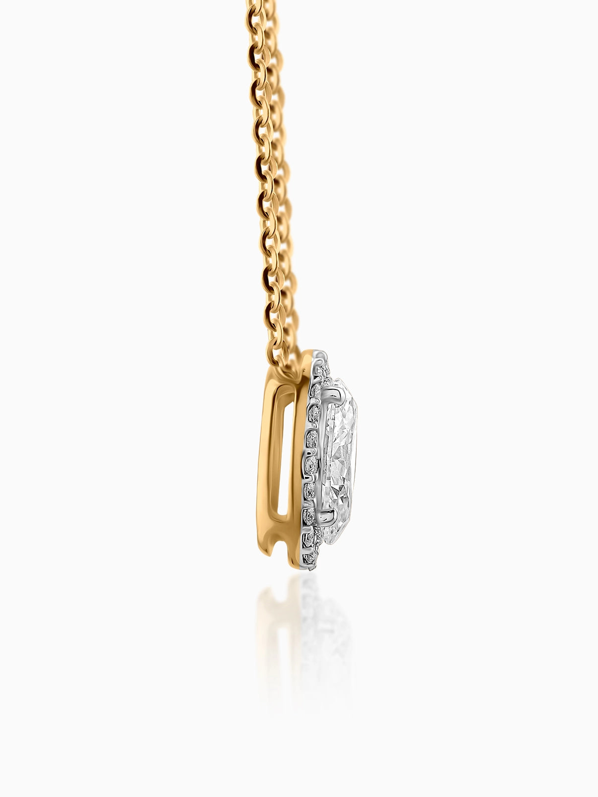 Timeless Oval Diamond Pendant