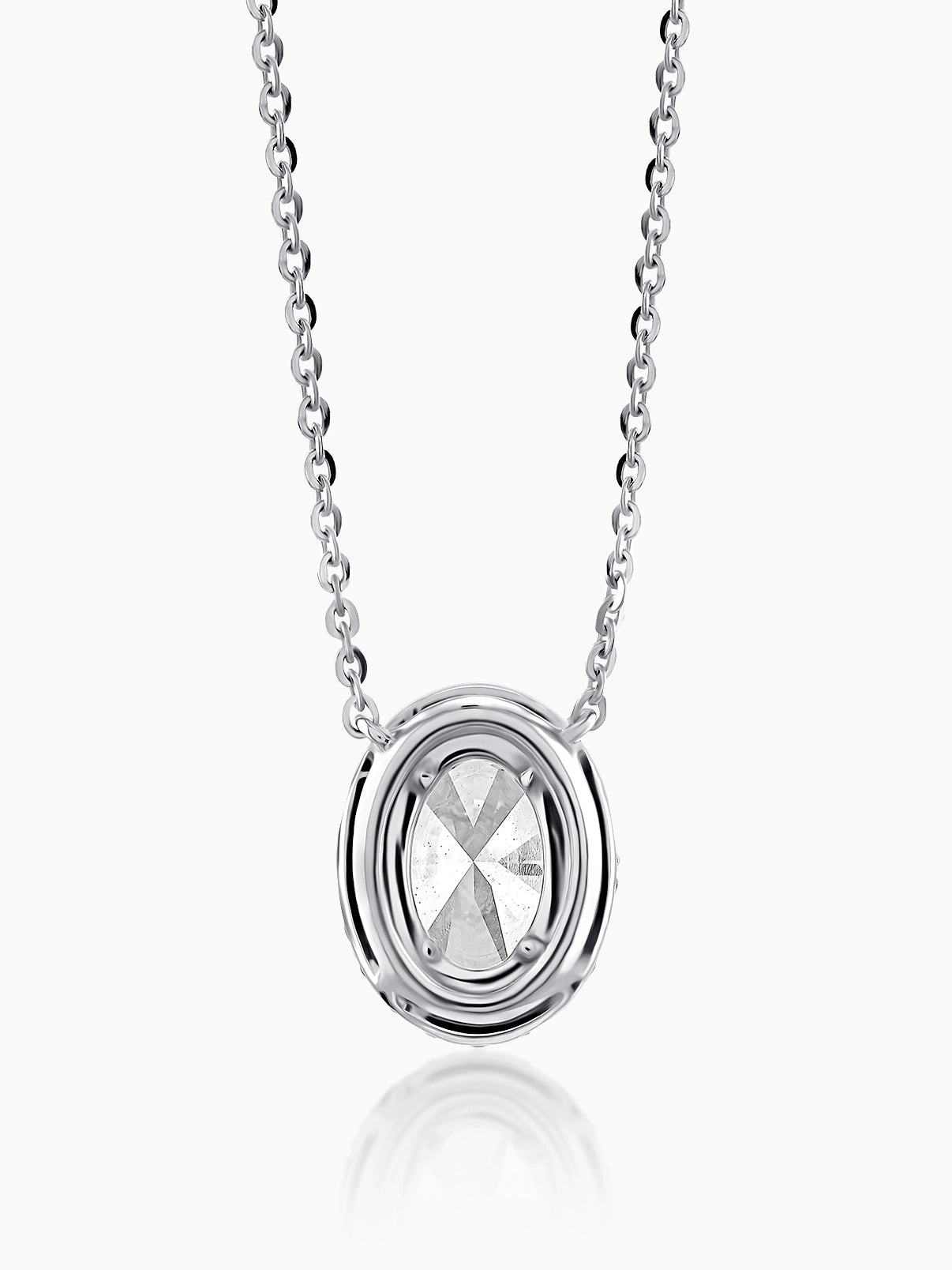 Timeless Oval Diamond Pendant