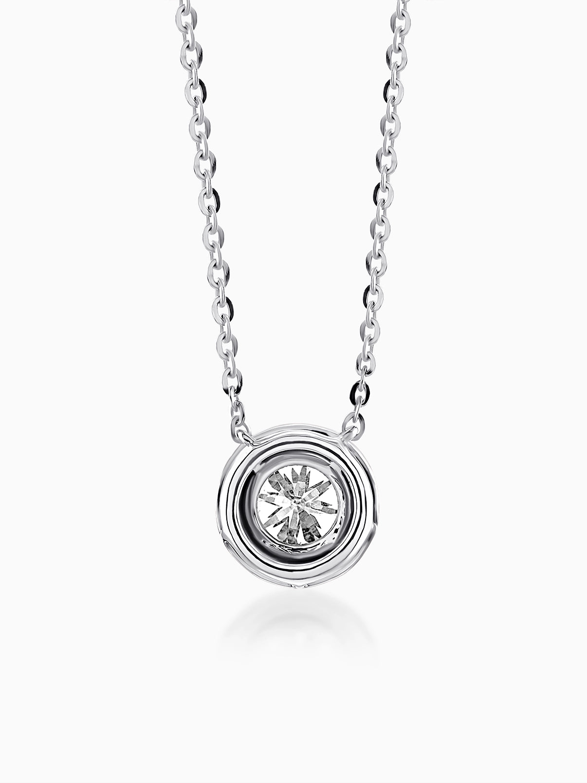 Celeste Halo Diamond Pendant