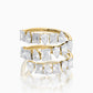 Twisted Twinkles Diamond Ring