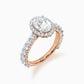 Colossus Diamond Halo Ring